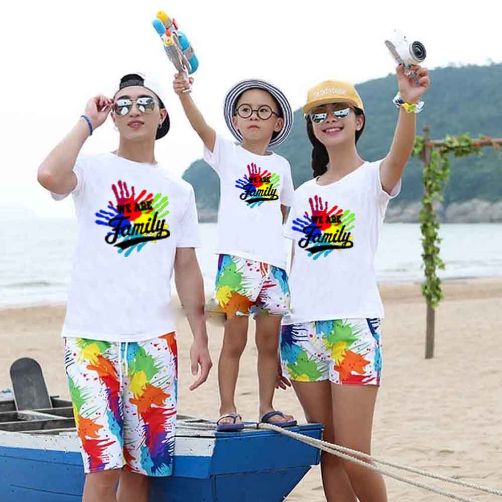 Bộ Gia đình Đi Biển We Are FaMily