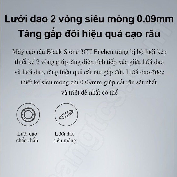 Máy cạo râu Xiaomi Enchen Blackstone 3CT cao cấp