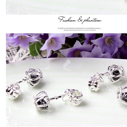 Charm vương miện treo nhiều màu - Linhcharms