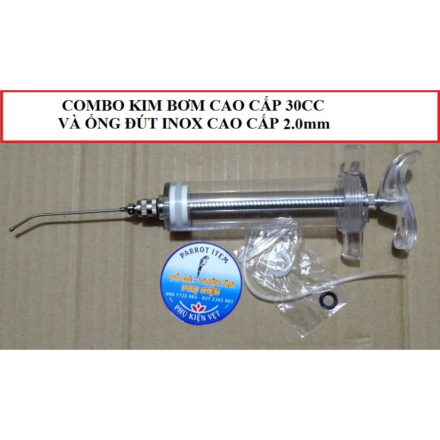 COMBO KIM BƠM CAO CẤP VÀ ỐNG ĐÚT VẸT NON