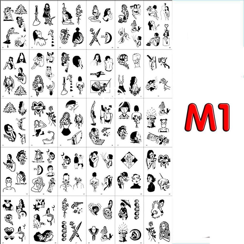 Bán Hình Xăm Dán Mini Chống Thấm Nước Combo 30 Tấm (10x6cm) | BigBuy360 - bigbuy360.vn