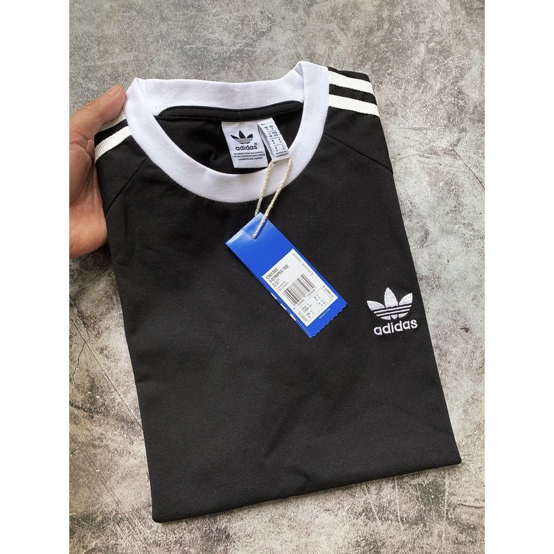 👉SALE HOT💝Áo Thun Adidas 3-Stripes Black Nam Nữ Full Tag Code | BigBuy360 - bigbuy360.vn