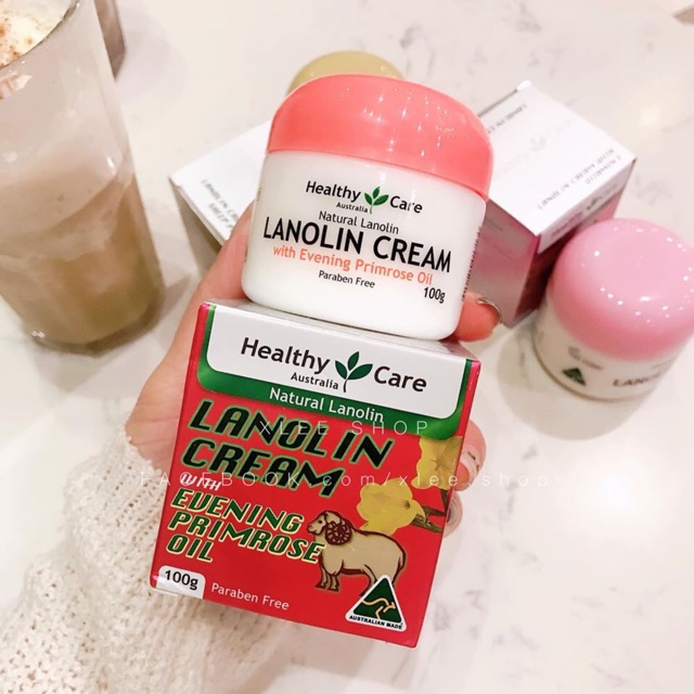 Kem cừu Úc Lanolin Cream 100g Healthy Care chính hãng with vitamin E, primrose oil, grape seed, sheep placenta | BigBuy360 - bigbuy360.vn
