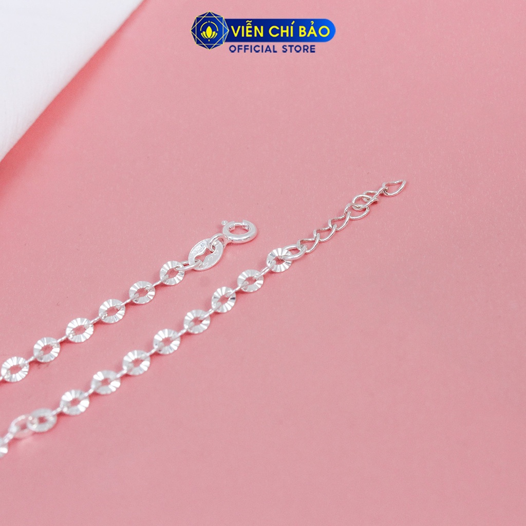 Lắc tay bạc nữ Hoa nhí chất liệu bạc 925 thời trang phụ kiện trang sức nữ trẻ trung nữ tính Viễn Chí Bảo L400186