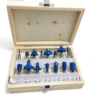 bộ mũi phay gỗ 15 mũi
