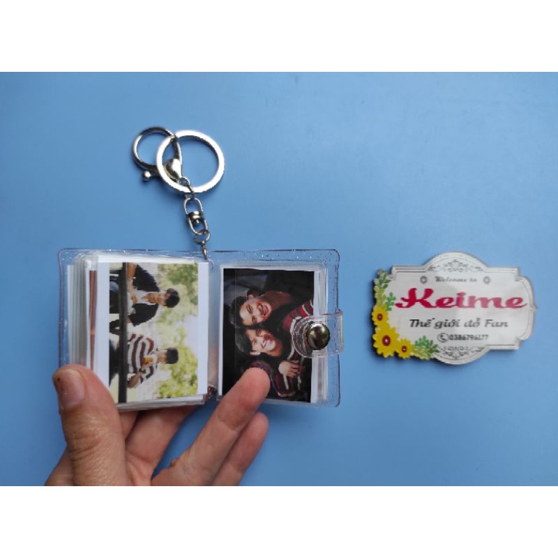 Móc khoá Album ảnh mini OhmNanon có in hình theo yêu cầu