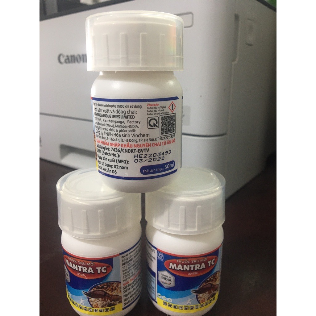 THUỐC DIỆT MỐI MANTRA TC 30.5SC 50ML nhập khẩu nguyên chai từ ẤN ĐỘ KHÔNG MÙI