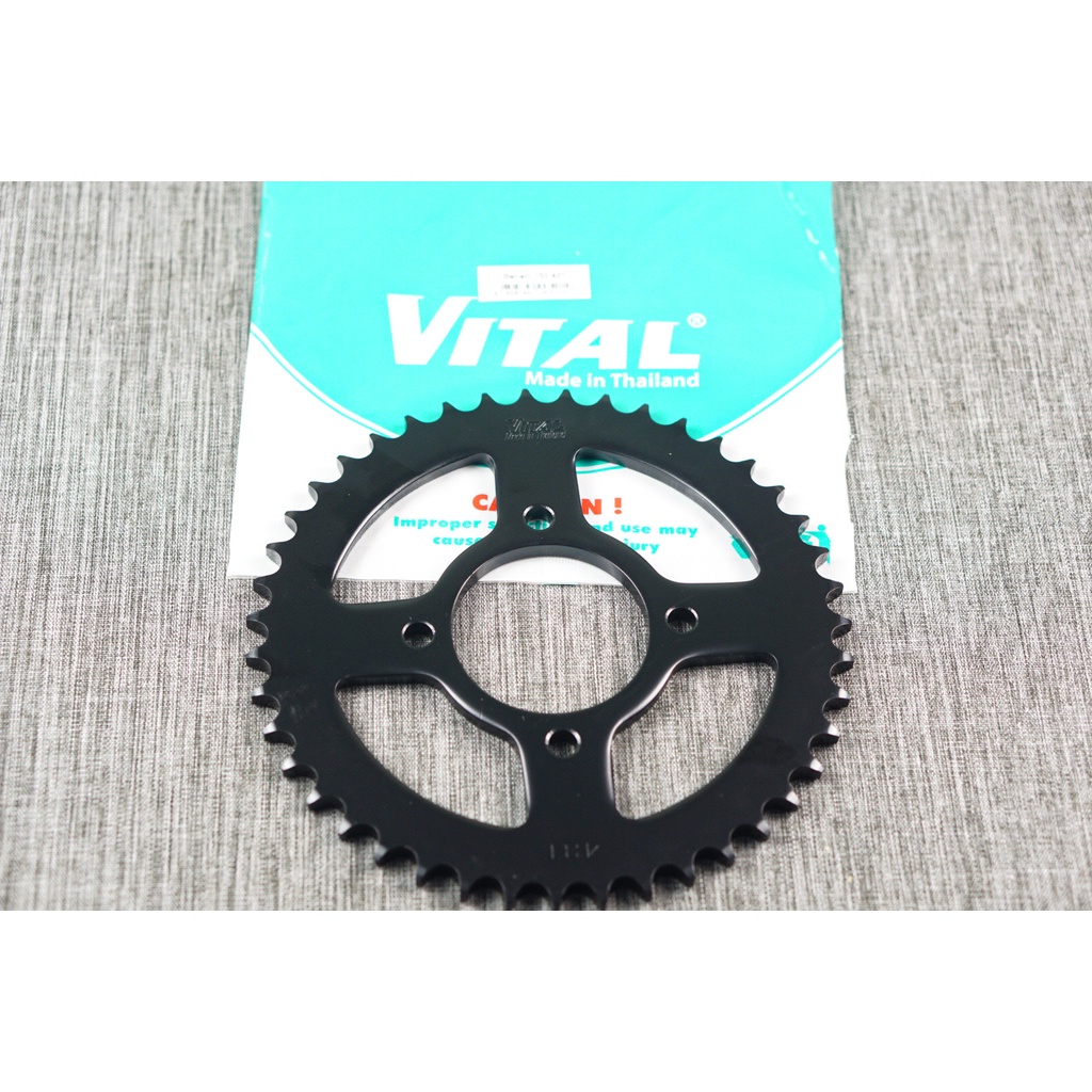 Nhông sên dĩa Benelli 125/ 150/ 175 /NTN 125 SÊN VÀNG 9 ly hiệu VITAL - NSD, xích đĩa tải chính hãng Thái Lan