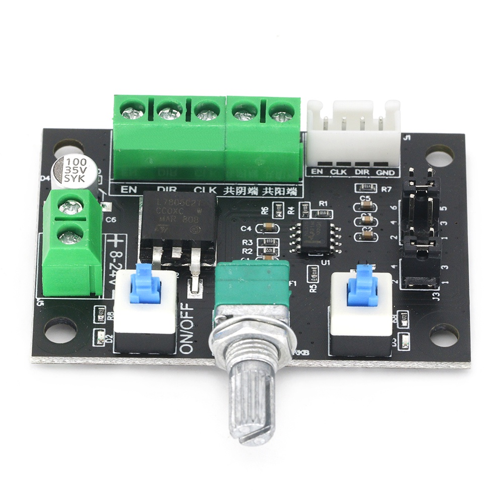 Mô Đun Điều Khiển Tốc Độ Động Cơ Bước DC 12V 24V 8~24V