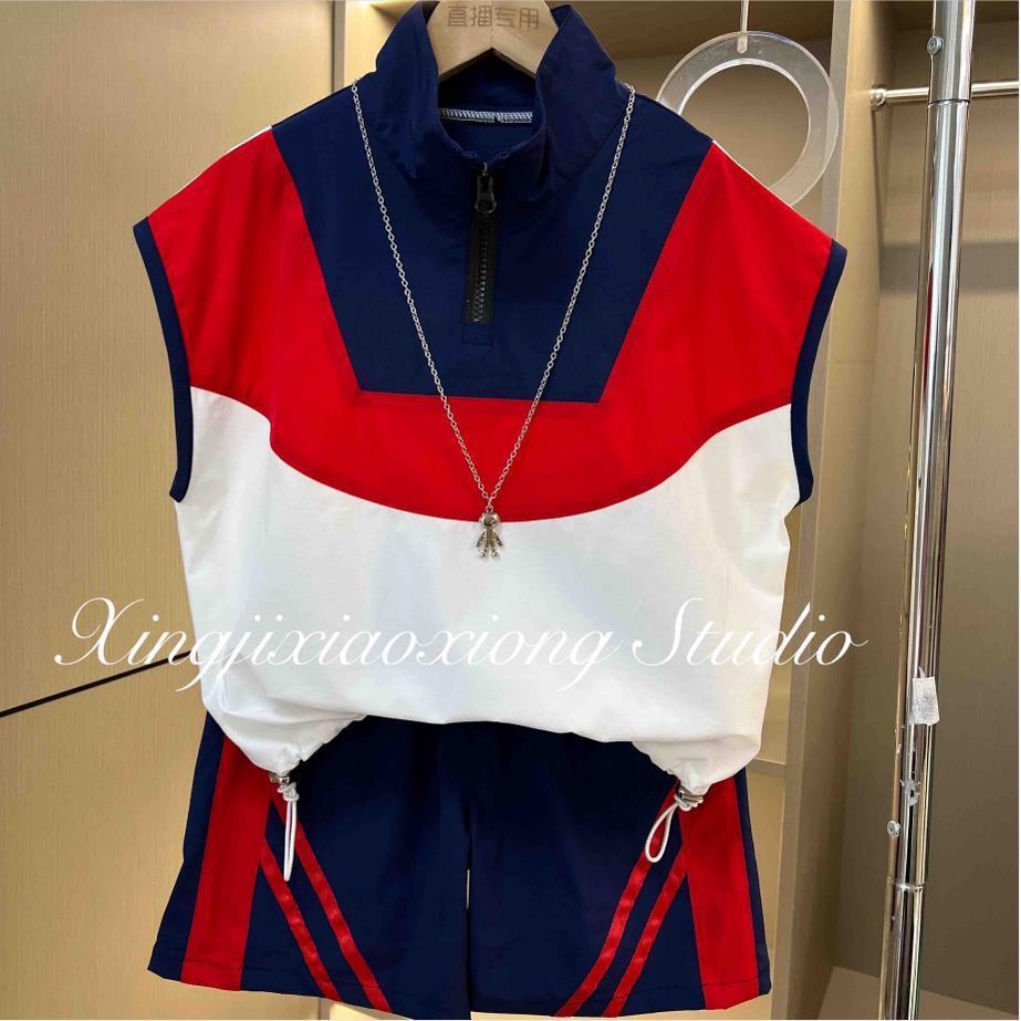 Bộ Đồ Thể Thao Hai Món Vải Mau Khô Thời Trang Hàn Quốc Mùa Hè 2022 Cho Bé Trai