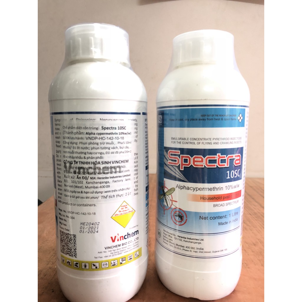Thuốc diệt muỗi và côn trùng Spectra 10SC