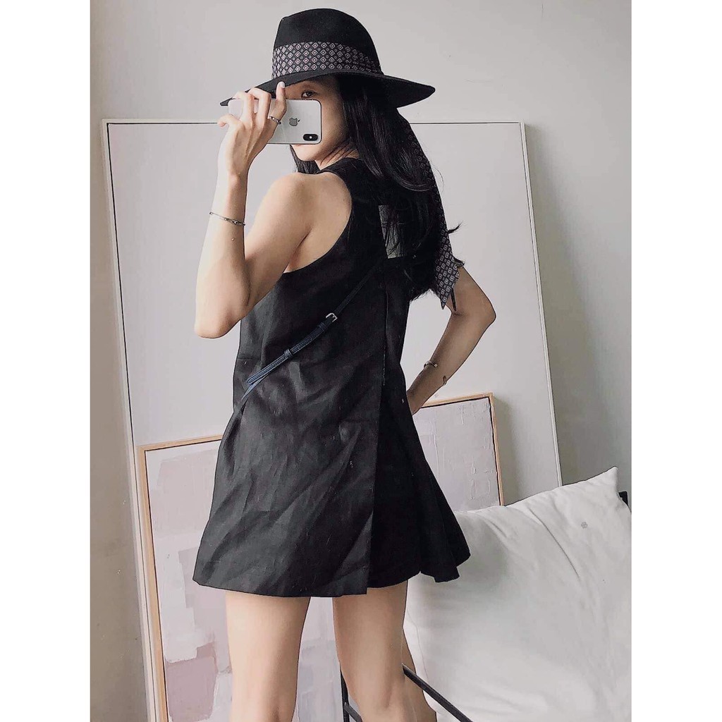 Áo kiểu xẻ lưng nút bọc nhiều màu chọn lựa - JIJI TOP | BigBuy360 - bigbuy360.vn