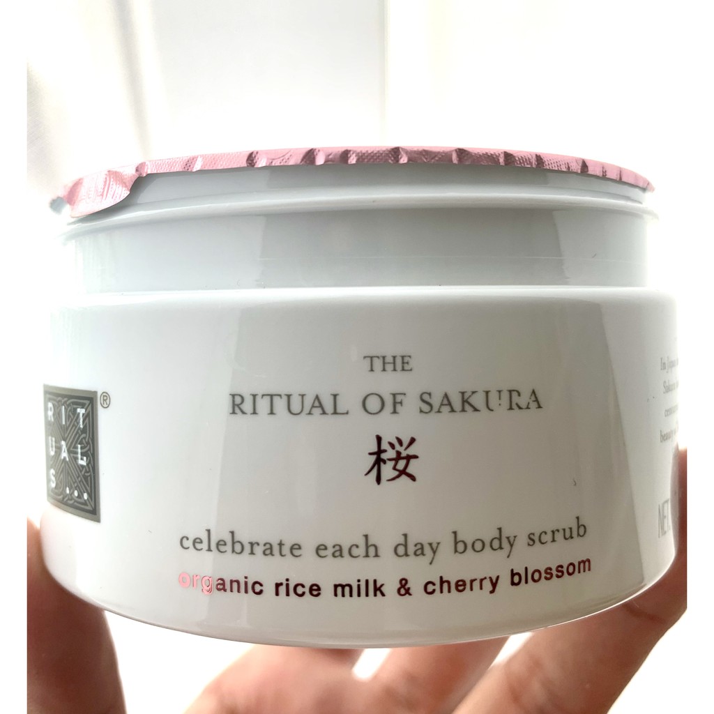 [BILL US/FR] RITUALS Tẩy da chết Hoa Anh Đào The Rituals Of Sakura Body Scrub 8.8oz/250g