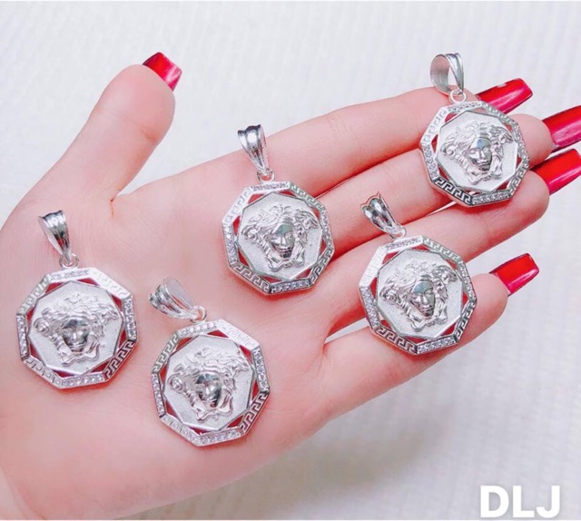 DÂY DA ĐẦU RỒNG KÈM MẶT NAM TÍNH BẠC TA
