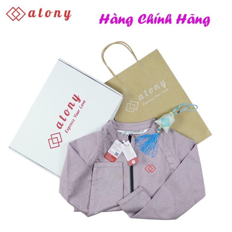 ib Áo Đổ Mồ Hôi Giảm Mỡ ATONY (Màu Tím), Tăng Sinh Nhiệt, Giảm Cân Giảm Mỡ Nhanh, Thích Hợp Tập Gym, Chạy Bộ