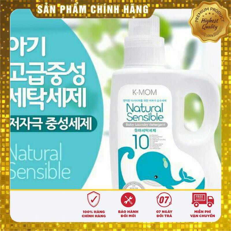 NƯỚC GIẶT VẢI - NƯỚC XẢ VẢI HỮU CƠ (ORGANIC) KMOM HÀN QUỐC