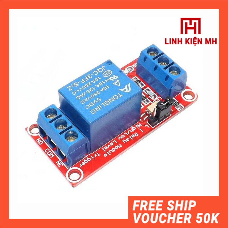 Module Relay 5VDC/12VDC 1 Kênh High / Low