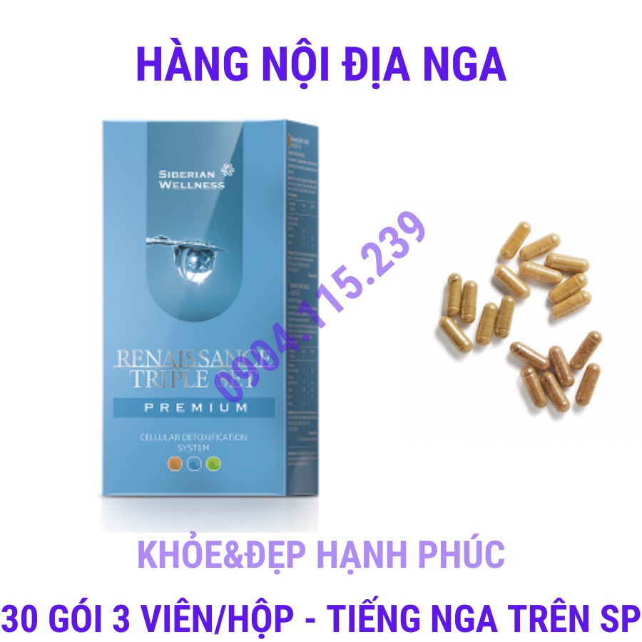 Thực phẩm bảo vệ sức khỏe Renaissance Triple Set – 3 lọ/hộp 180 viên