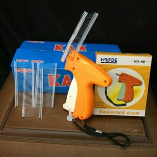 Bộ bấm mác treo nhãn mác quần áo gồm 1 máy + 1 hộp nhựa gắn mác