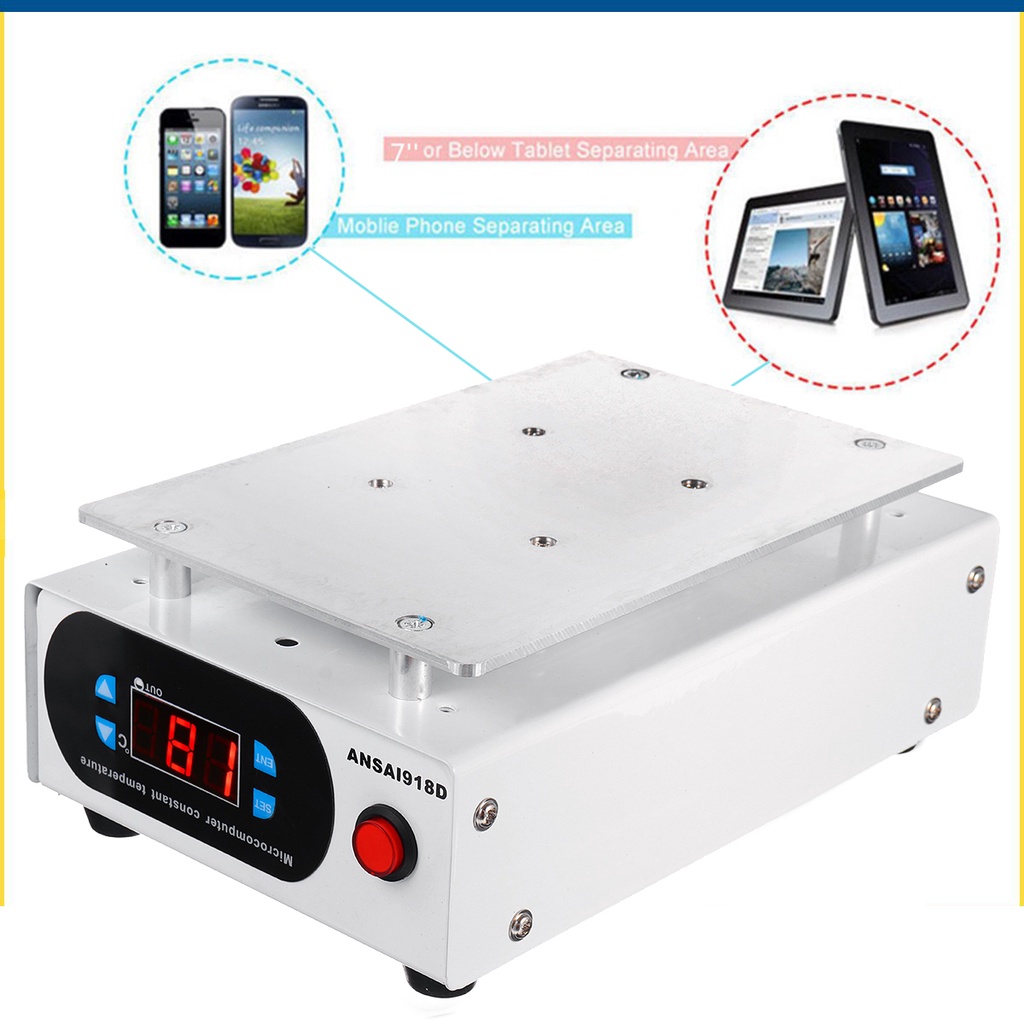 Máy Làm Nóng Màn Hình lcd 220v / 110v 7 Inches Cho Điện Thoại