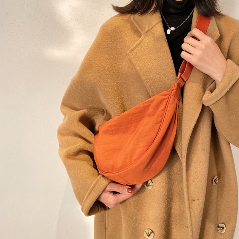 Túi Đeo Chéo nylon Có Khóa Kéo Có Thể Điều Chỉnh Thời Trang Cho Nữ