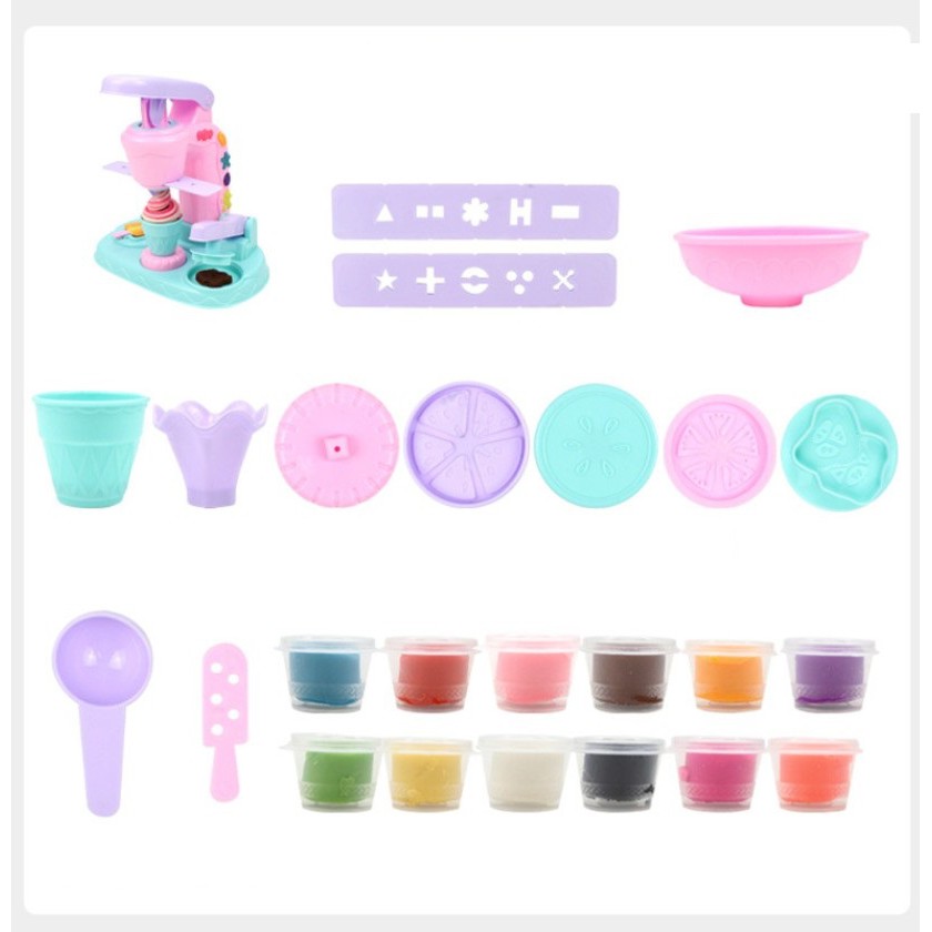 Đồ Chơi Máy Làm Kem Đất Sét Cho Bé Gái Magic Clay