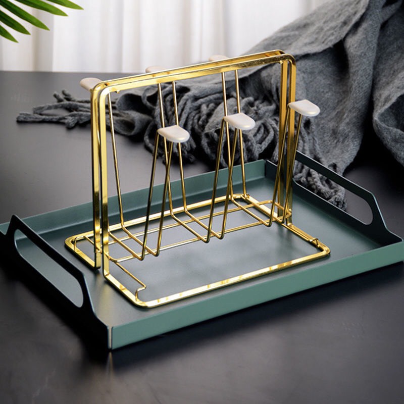 Bộ Bình Cốc giá đựng nước Thủy Tinh viền vàng ,vân sần ,sóng nước cao cấp Grado