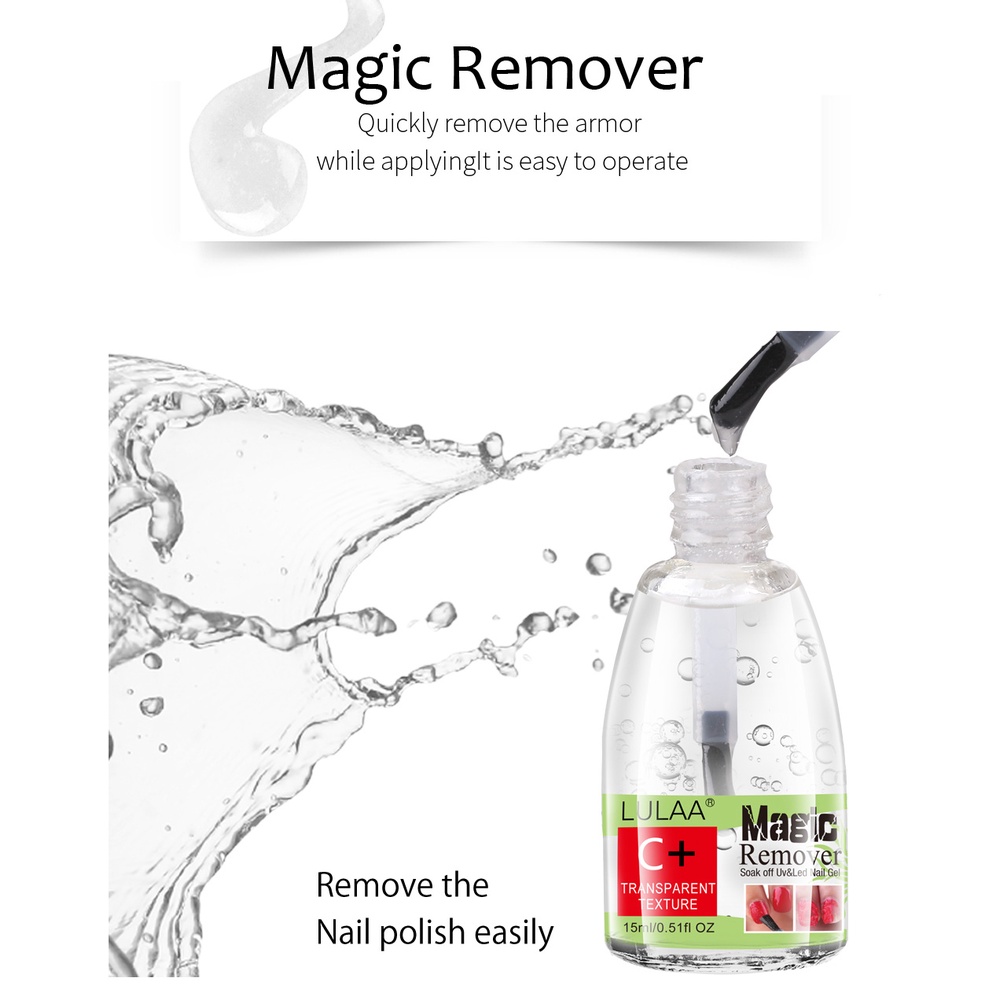Dung Dịch Tẩy Sơn Móng Tay LULAA 15ML Chuyên Dụng