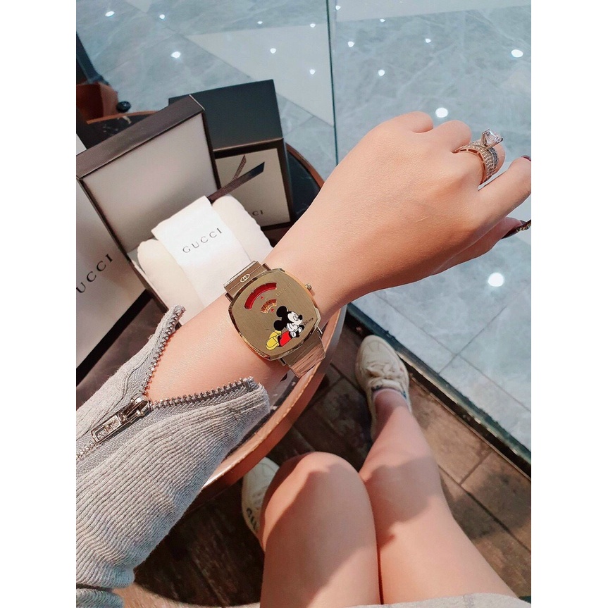 ĐỒNG HỒ NỮ CHẤT GU.CCI FULL BOX HÃNG Y HÌNH MÁY SIÊU BỀN