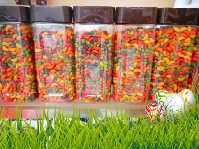 Hạt trái cây cho Vẹt,Hamster,Sóc....60k/hũ 200g