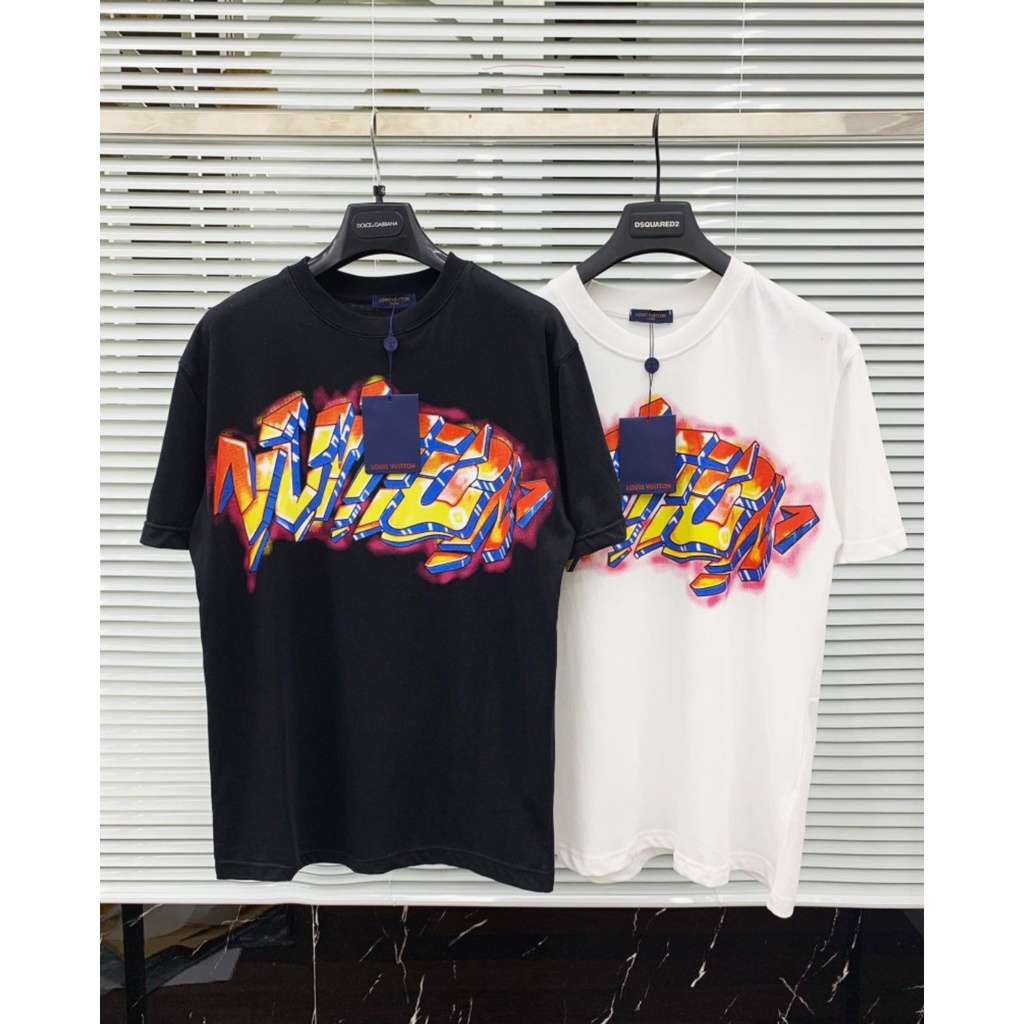 Áo Thun Phối Chữ Bản Lớn 3D Ngực, Cotton Mịn Thấm Hút Hoạt Động Hè Thoải Mái Phong Cách Thể Thao Mã GAREM 2022