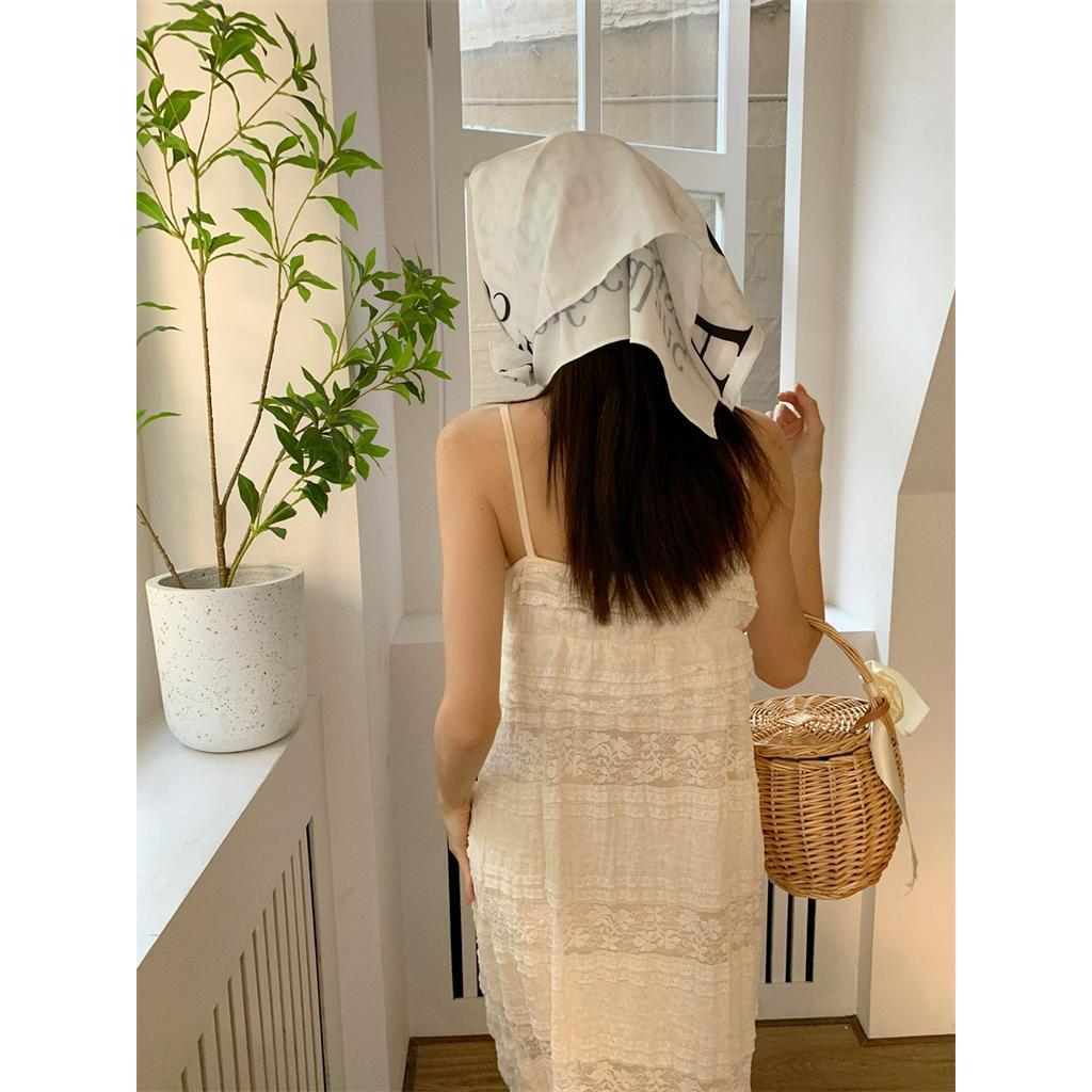 60761 Đầm Ren Hai Dây Xếp Tầng Ngọt Ngào