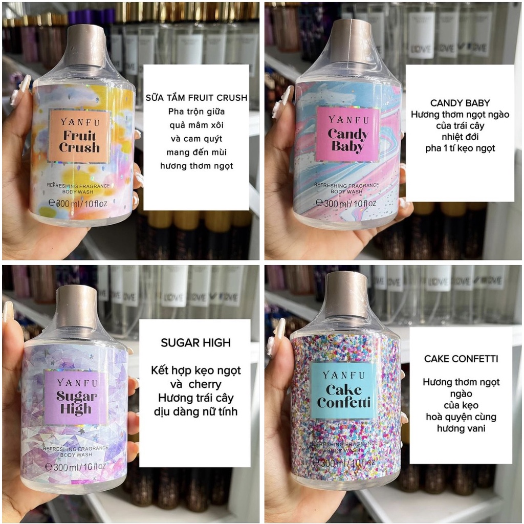 Sữa tắm nước hoa vic 7 mùi
