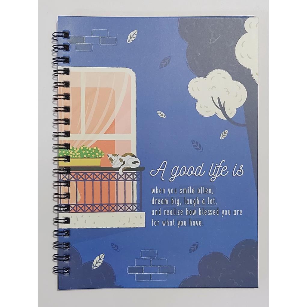 Sổ tay lò xo học sinh, sinh viên 13.5 x 18.5 cm siêu cute