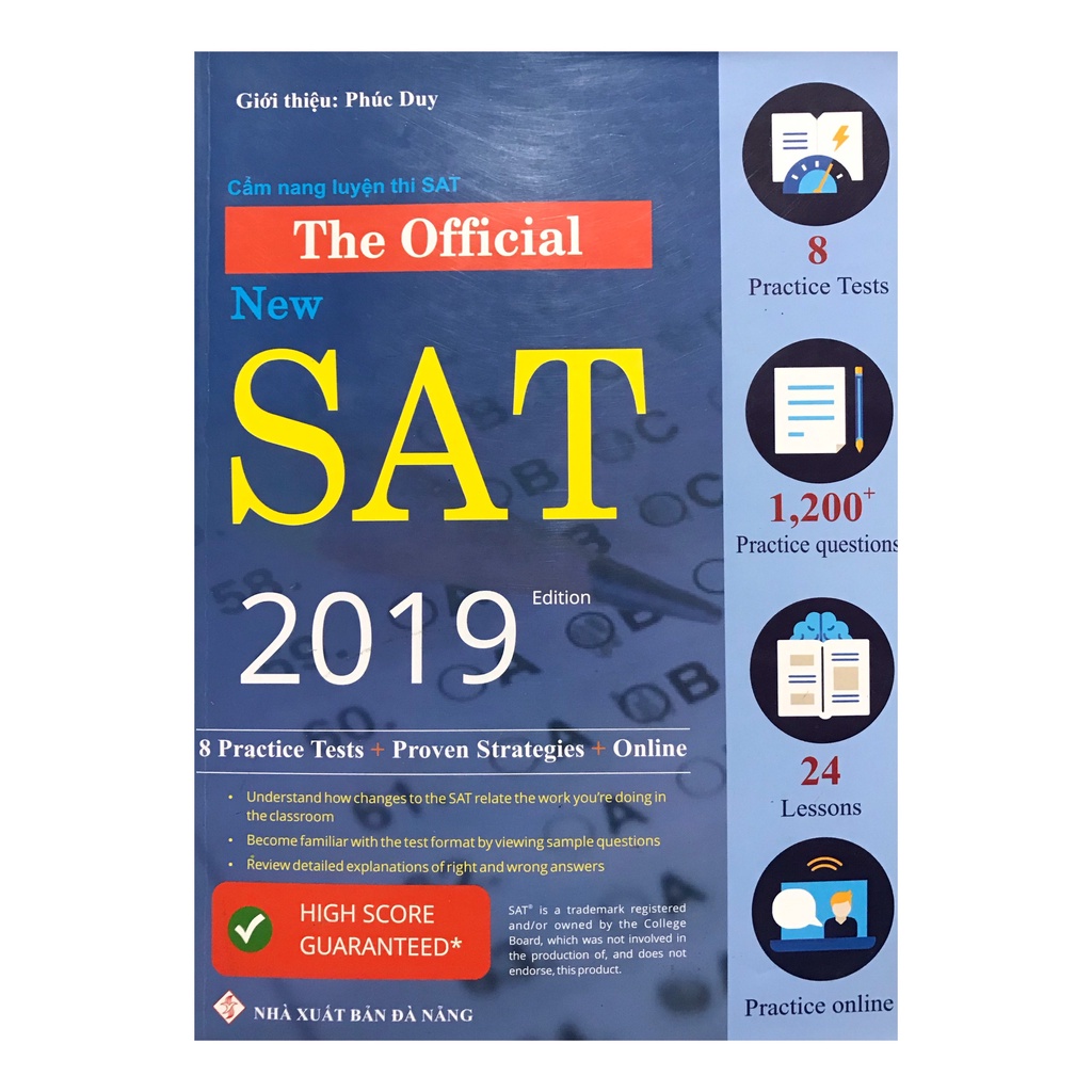 Sách - Cẩm nang luyện thi SAT The oficial New Sat 2019
