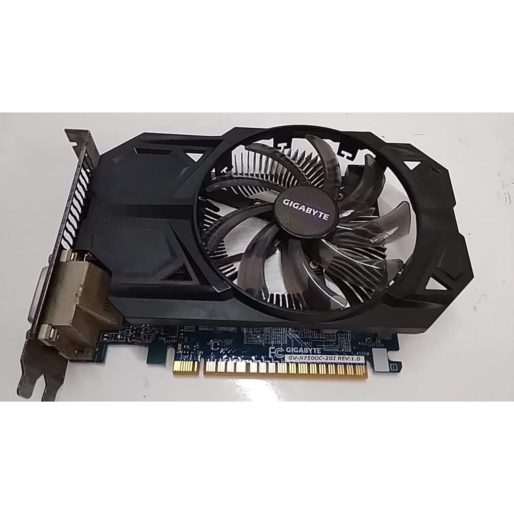 Card đồ họa Gigabyte GTX 750 2gb DDR5 128bit - chơi tốt PUBG - Card đồ họa Giga GTX 750 2gb 20