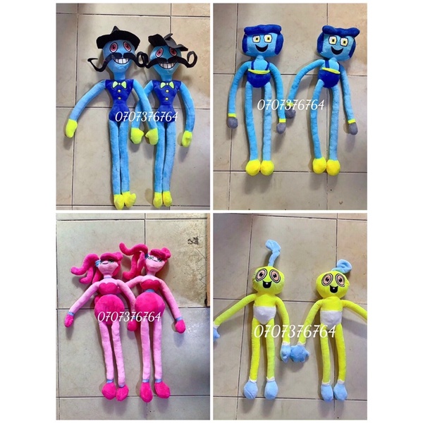 50cm THÚ BÔNG GIA ĐÌNH HUGGY WUGGY - MOMMY - DAD - Poppy Play Time - Cao Cấp - Xịn Xò