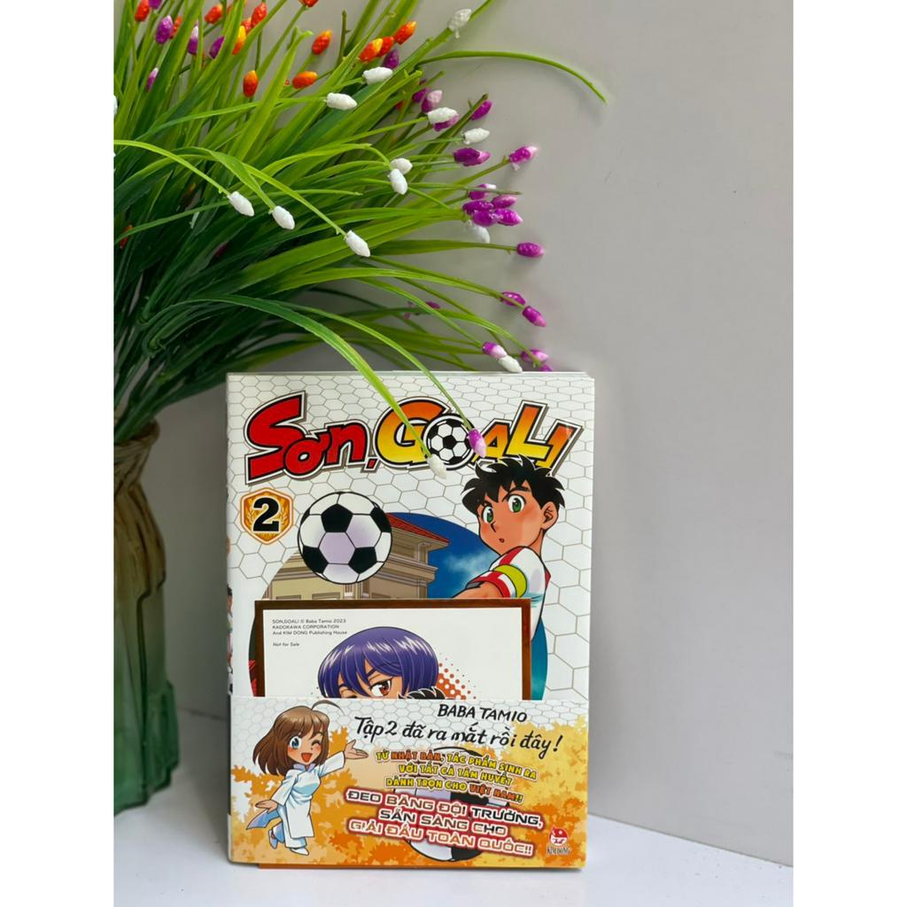 Sách - Sơn, goal ! - tập 2 (Tặng kèm 1 bìa áo, 1 Postcard, 1 đai sách (Obi) - Baba Tamio - Nxb Kim Đồng – bìa mềm