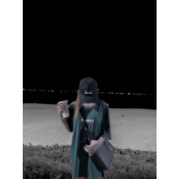 Áo thun phông logo tay nam nữ in Silicon nổi Essentials Unisex