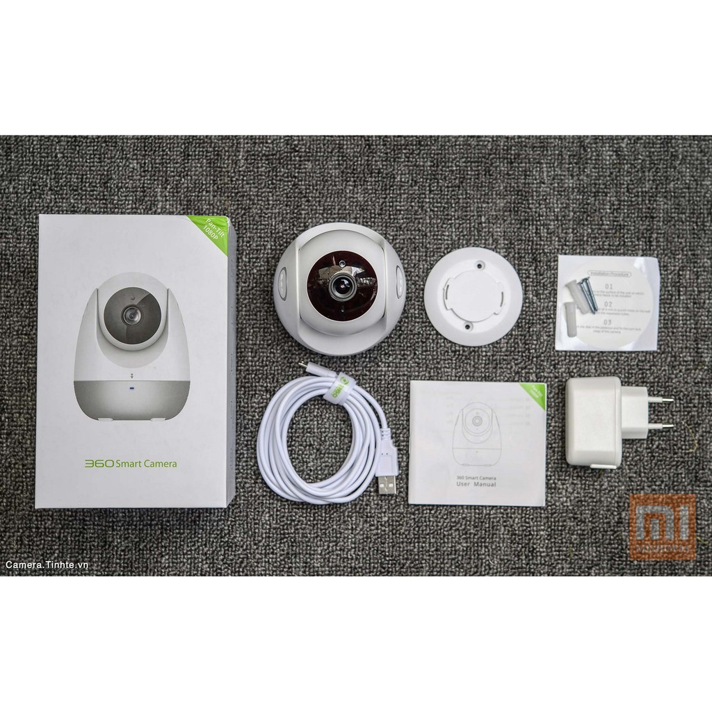 Camera giám sát IP 360 D706 Full HD 1080 - Bản Quốc Tế - Quay 360 độ, Đàm thoại 2 chiều - Hồng ngoại ban đêm