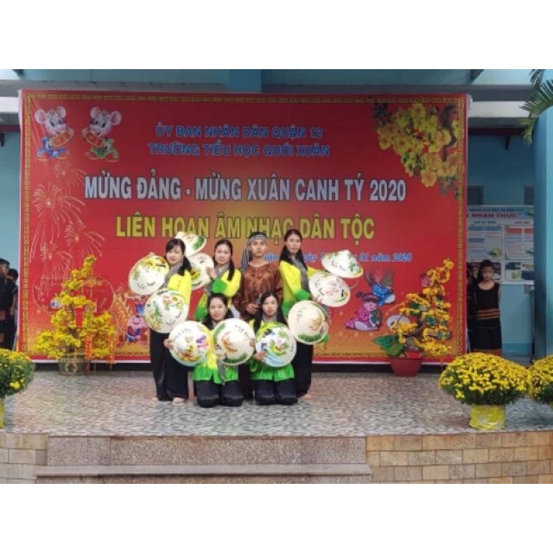 Nón Lá Huế Vẽ Phong Cảnh