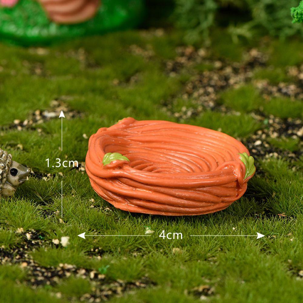 Tượng Gà Con Mini Màu Vàng Trang Trí Vườn Cây