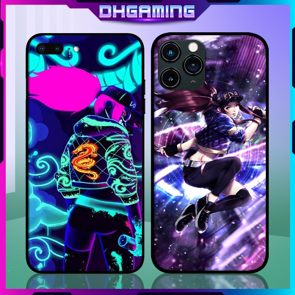 Ốp lưng điện thoại iPhone in hình game liên minh Akali Sát Thủ KDA & Akali Kda 4- DH Gaming