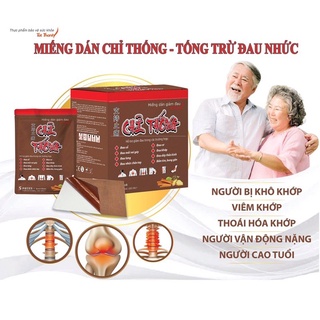 miếng cao dán giảm đau CHỈ THỐNG thảo dược