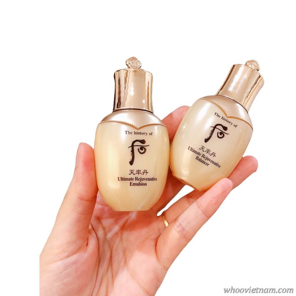 - Sữa dưỡng Whoo Ultimate Rejuvenating Emulsion tái sinh và chống lão hóa