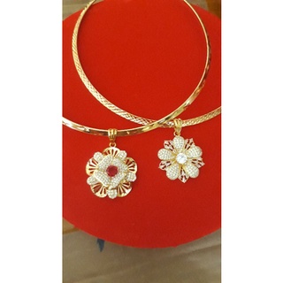 kiềng cổ kèm mặt và hộp nhung