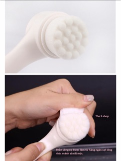 Cọ rữa mặt 2 đầu