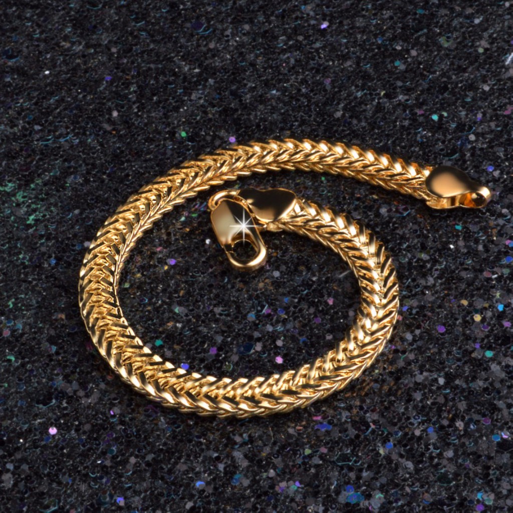 Vòng tay mạ vàng 18K sang trọng dành cho nữ