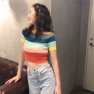 Áo len montogi crotop bảy màu