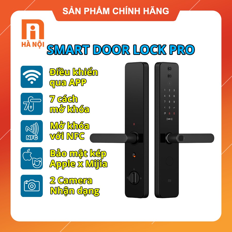 Khoá Cửa Thông Minh Xiaomi Mijia Smart Door Lock / Khóa Xiaomi Smart Door Lock Pro  kết nối App